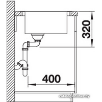 Blanco Andano XL 6 S-IF Compact (правая, с клапаном автоматом) Image #3