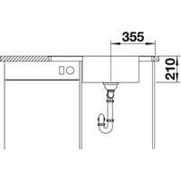 Blanco Andano XL 6 S-IF Compact (правая, с клапаном автоматом) Image #2