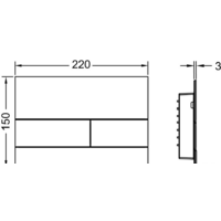 Tece Square II 9240831 (хром глянцевый) Image #2