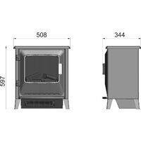 Dimplex Lucia Optiflame Electric Stove LUC20 Image #5