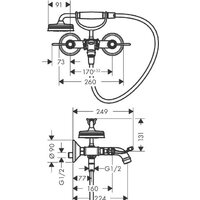 Axor Montreux 16551820 (шлифованный никель) Image #2