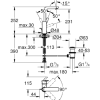 Grohe Lineare L-size 23296DC1 (стальной) Image #2
