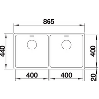 Blanco Andano 400/400-U (без клапана-автомата) Image #4