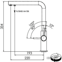 Franke Neptune Clear Water (оникс/хром) Image #2
