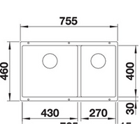 Blanco Subline 430/270-U (кофе) 523160 Image #2