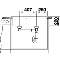 Blanco Pleon 9 527637 (левая, антрацит) Image #4