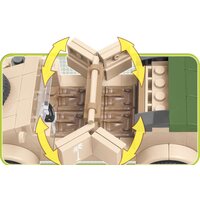 Cobi World War II 2402 VW typ 82 Kübelwagen Image #4