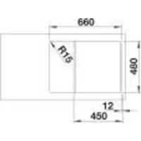 Blanco Zia 45 S Compact 527196 (мягкий белый, клапан-автомат) Image #5