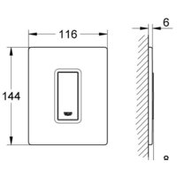 Grohe Skate Cosmopolitan 38846LS0 (белая луна) Image #2