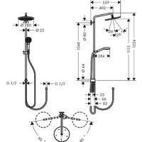 Hansgrohe Croma Select 280 Air 1jet 26793000 Image #8