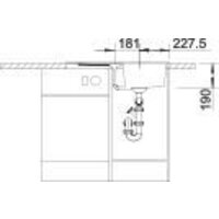 Blanco Zia 45 S 527382 (вулканический серый, клапан-автомат) Image #10