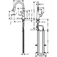 Hansgrohe Talis M51 73851800 (стальной) Image #3