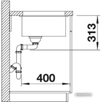 Blanco Subline 320-U (антрацит) Image #3