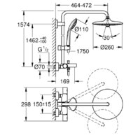 Grohe Euphoria System 260 27475002 Image #2