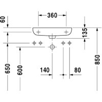 Duravit D-Code 50x22 Image #3