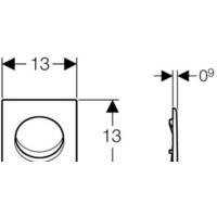 Geberit Sigma 01 HyTouch 116.011.21.5 (хром глянцевый) Image #3