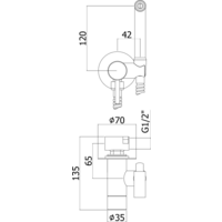 Paffoni Tweet Round ZDUP110CR Image #2