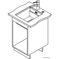 Franke Kubus 2 KNG 110-37 125.0528.629 (миндаль) Image #6