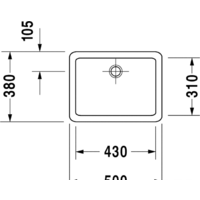 Duravit Vero 50x38 [0455500000] Image #4