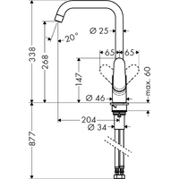 Hansgrohe Focus M41 31820000 (хром) Image #2