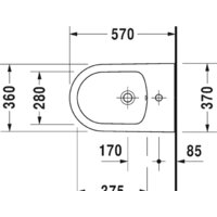 Duravit ME by Starck [2288150000] Image #2