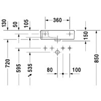 Duravit Vero 50x25 Image #3