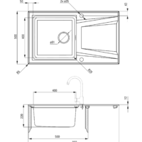 Deante Prime ZSR A113 (алебастр) Image #2
