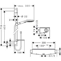 Hansgrohe Ecostat Select Combi 27038000 (хром) Image #16