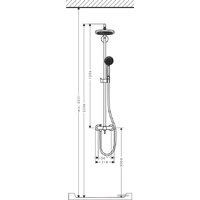 Hansgrohe Croma 220 Showerpipe (27222000) Image #2
