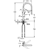 Grohe Essence 30294DL0 (теплый закат, матовый) Image #3