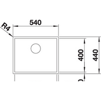 Blanco Zerox 500-U Dark Steel 526243 (без клапана-автомата) Image #2