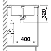 Blanco Metra 45 S-F 527290 (вулканический серый) Image #6