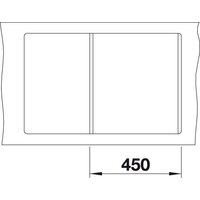 Blanco Metra 45 S-F 527290 (вулканический серый) Image #4