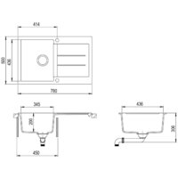 Aquasanita Tesa SQT101AW (графит 222) Image #2
