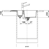 Franke Sirius 2.0 S2D 651-78 Tectonite 143.0628.386 (серый) Image #3