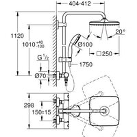 Grohe QuickFix Vitalio Start 250 CUBE 26697000 Image #2