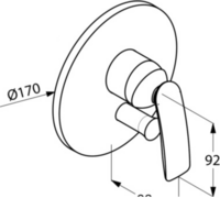 Kludi Balance 526508775 (черный матовый/хром) Image #2