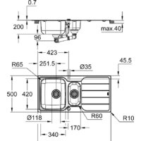 Grohe K500 60-S 100/50 1.5 rev 31572SD1 Image #3