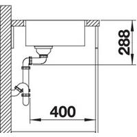 Blanco Zerox 700-IF Dark Steel 526246 (без клапана-автомата) Image #3