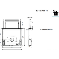 Falmec Down Draft Design+ 90 (нержавеющая сталь) Image #5
