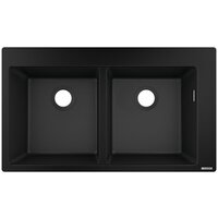 Hansgrohe S51 S510-F770 Built-in sink 370/370 43316170 (черный графит)