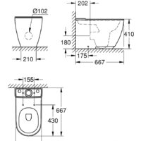 Grohe Essence 3957200H (без бачка, без сиденья) Image #2