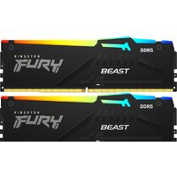 Kingston FURY Beast RGB 2x32ГБ DDR5 5200 МГц KF552C40BBAK2-64 Image #1
