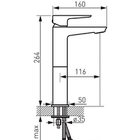 Ferro Adore BDR2LBLC (черный/хром) Image #2