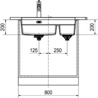 Franke Kubus 2 KNG 120 125.0528.634 (сахара) Image #3