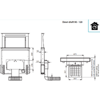 Falmec Down Draft Design+ 90 (черный) Image #5