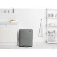 Brabantia Bo Pedal Bin 2 x 30 л (минерально-серый) Image #12