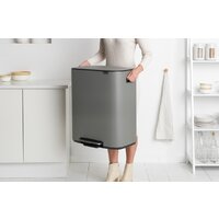 Brabantia Bo Pedal Bin 2 x 30 л (минерально-серый) Image #11