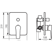 Ferro Adore BDR7PBLC (черный/хром) Image #2
