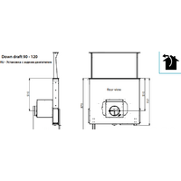 Falmec Down Draft Design+ 90 (белый) Image #6